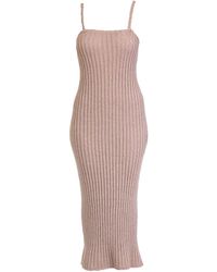Maison Bogomil - Ribbed Knit Bodycon Dress - Lyst