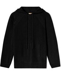 Weston Jon Boucher - Dune Ottoman Knit Luxury Hoodie With Silk & Wool - Lyst