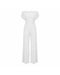 Atom Label - Neutrals Carbon Jumpsuit - Lyst