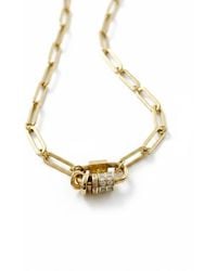 Vicky&Nico - Carabiner With Rings Necklace - Lyst
