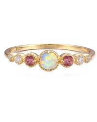 Azura Jewelry New York - Divinity Opal Tourmaline Ring Vermeil - Lyst