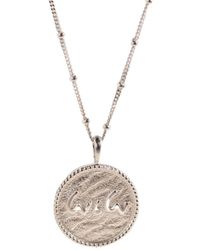 Claire Hill Designs - Love Is Love Shorthand Coin Necklace - Lyst