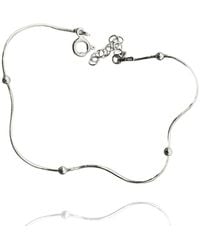 Spero London - Italian Bead Chain Sterling Satellite Bracelet - Lyst