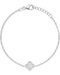 LÁTELITA London - Flower Clover Opal Bracelet - Lyst