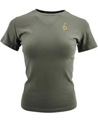 Madison Maison - Music Is The Answer Khaki T-Shirt - Lyst