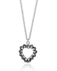 Unaloe - Loveyou Sterling Heart Necklace For – Rose Pendant, Romantic Statement Jewelry Gift - Lyst