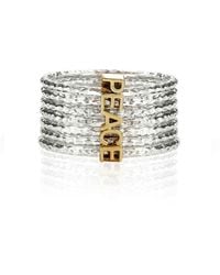 Charlotte's Web Jewellery - Spin For Peace Stacking Ring - Lyst