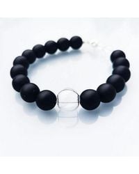 Laura Daili - Neutrals Timeless Glass Pearl Bracelet - Lyst