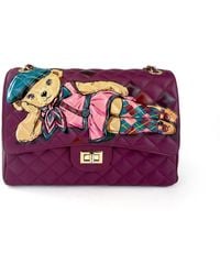 Maison Rubaiyat - Kiki Hand-Painted Leather Flap Shoulder Bag – Mrs. Bear - Lyst