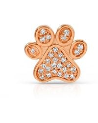 Maya Brenner - Pavé Charm Stud - Lyst