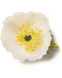 Helena Simon - The Poppy Floral Brooch - Lyst