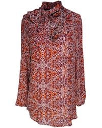 Jennafer Grace - Willoughby Tie Front Blouse - Lyst