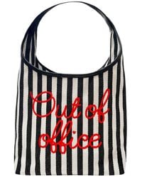 Lilly Loves - Out Of Office Stripe Bag - Lyst