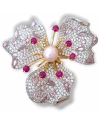 Ninemoo - Ballet Rosé Iris En Pointe Brooch - Lyst