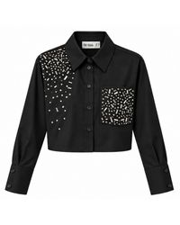 Ma Mulier - Crystal Crop Shirt - Lyst