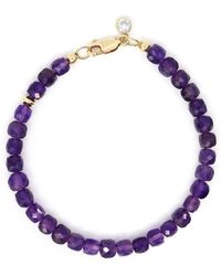 Shar Oke - Amethyst & 14K Filled Bracelet - Lyst
