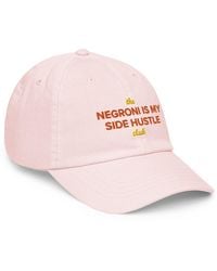 Anchor and Crew - Pastel Negroni Is My Side Hustle Club Chino Embroidered Cap - Lyst