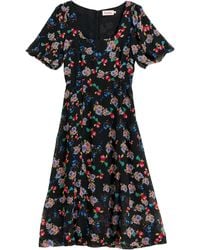 Louche - Nadine Carpathian Florals Print Midi Dress - Lyst