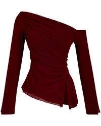 Growny - Caprina Blouse Burgundy - Lyst