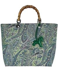 Ruj Heritage - Picnic Bag Jacquard Turchese - Lyst