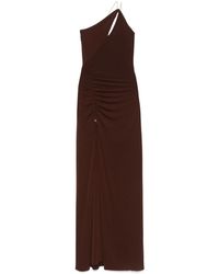 Nissa - Open-Back Jersey Midi Dress - Lyst