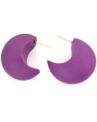By Chavelli - Chubby Huggie Hoops - Lyst