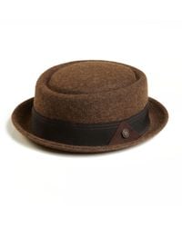 Dasmarca Hats - Quintin Bitter Felt Oval Crown Porkpie Hat - Lyst