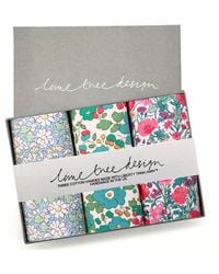 Lime Tree Design - Three Hankies Made With Liberty Tana Lawn - Lyst