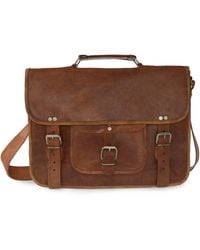 VIDA VIDA - Vida Vintage Classic Leather Satchel Medium - Lyst