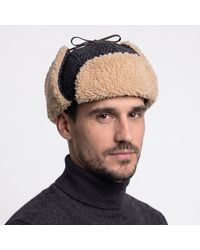 Dasmarca Hats - Mylo Italian Tweed Wool Trapper Hat With Earflaps - Lyst