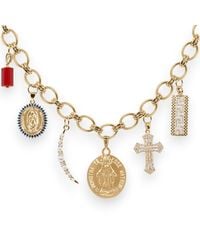 Alexie of Athens - Helena Charm Chain Necklace - Lyst