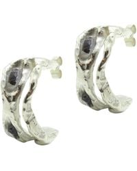 Bio-Trimmings - Barba C-Hoop Earrings – - Lyst