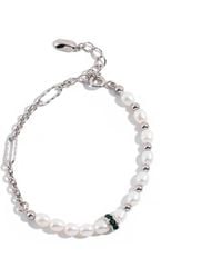 Angel Barocco - Drip Glaze Bead & Pearl Bracelet - Lyst