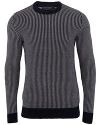 Paul James Knitwear - Cotton Fisherman Tuck Stitch Jumper - Lyst
