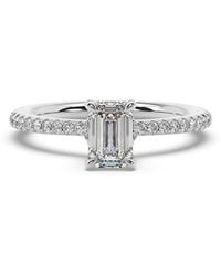 Artisan - 14K Ring Featuring Lab-Grown Emerald-Cut Diamond - Lyst