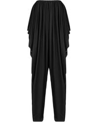 Nocturne - Draped Relaxed-Fit Pants - Lyst