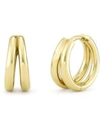 Dinny Hall - Signature Duo Mini Huggie Hoops - Lyst