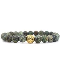 Shar Oke - Neutrals African & Brass Bracelet - Lyst