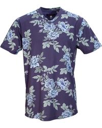 lords of harlech - Maze Floating Forna V-neck Tee In Skipper - Lyst