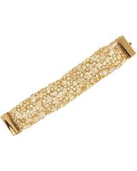 Lavish by Tricia Milaneze - Clear & Aurora Handmade Bracelet - Lyst
