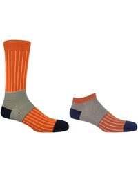 Peper Harow - Made in England - Oxford Stripe Luxury Crew & Trainer Socks Bundle - Lyst