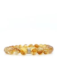 Shar Oke - Cubic Zirconia & Citrine Bracelet - Lyst
