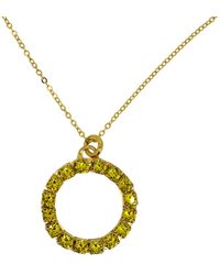 Vickisarge - The Hoop Necklace - Lyst