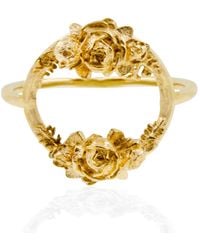 Lee Renee - Rose Halo Ring - Lyst