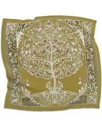 Silk&Soul - Tree Of Life Scarf - Lyst
