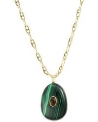 Hye Jane Jewelry - Sol Malachite Pendant On Mariner Chain - Lyst