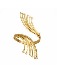 Meraki by Rashmi Bajaj - Starburst Plated Cuff Bracelet - Lyst