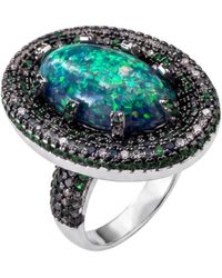 LÁTELITA London - Serafina Opal Cocktail Ring - Lyst