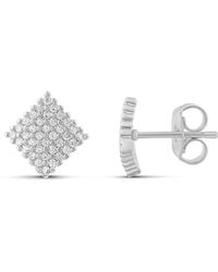 SHYMI - Pave Square Studs - Lyst
