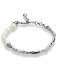 LINYA JEWELLERY - Yira Pearl Cuff Bracelet - Lyst